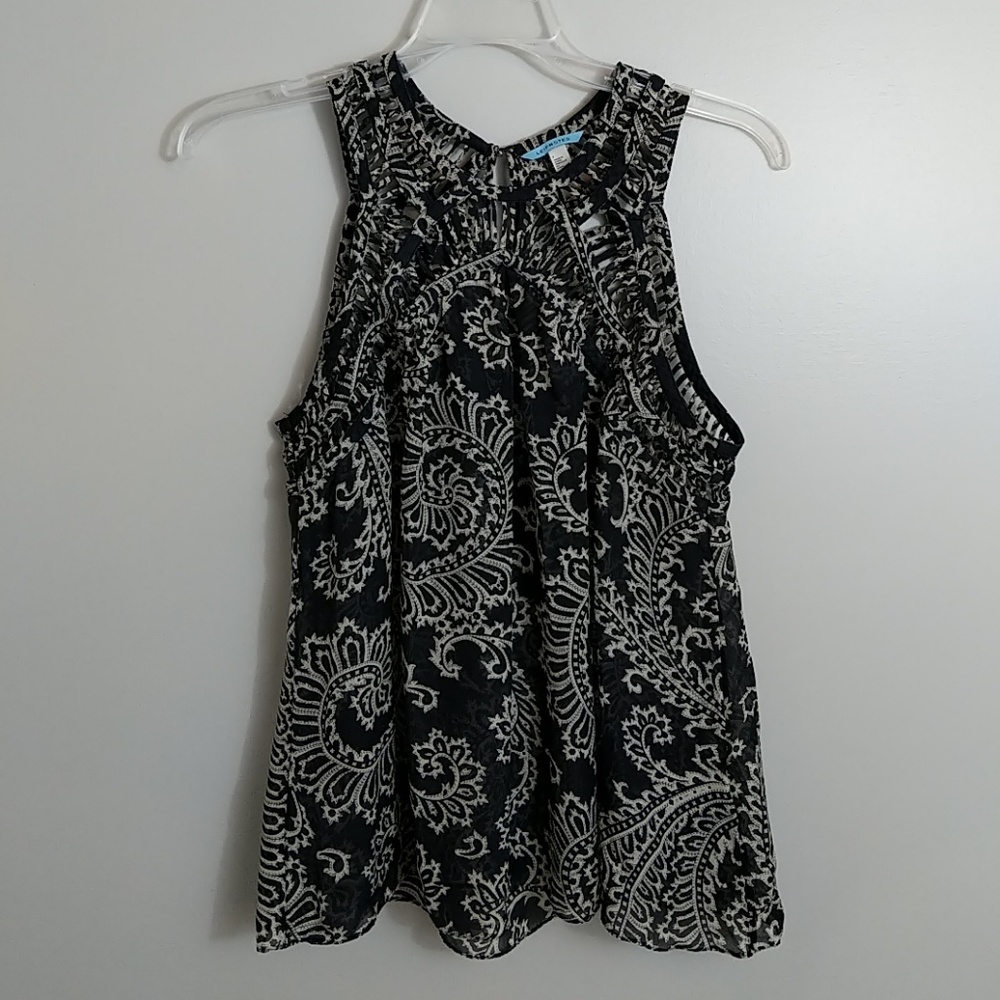 Anthropologie Leifnotes 100% silk blouse size 4